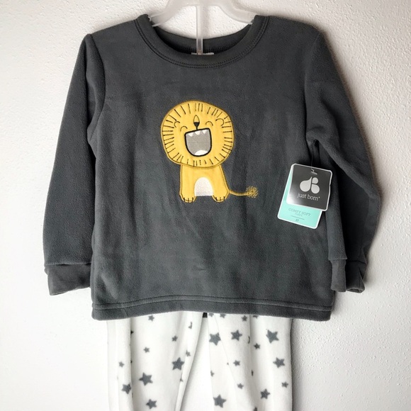 NWT Just Born comfy soft 2 piece pajama set - Picture 2 of 16